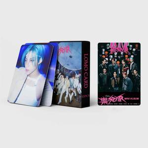 55 pz/set KPOP randagi per bambini LOMO Cards <span class=keywords><strong>Album</strong></span> ROCK STAR Photocards BangChan Felix leewow HyunJin in scatola collezione fan di cartoline - Product Image 4
