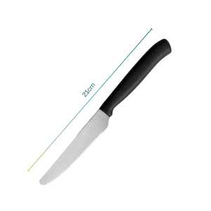 Set di coltelli da bistecca 21 cm in acciaio inossidabile con lame seghettate, prodotto in Italia - Product Image 2