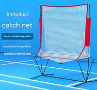 Trykid - Réseau de rebond portable en acier pour entraînement de tennis - Lanceur de balles automatique - Équipement d'entraînement pour la pratique en solo