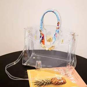Nuova Borsa <span class=keywords><strong>a</strong></span> Tracolla Impermeabile in PVC Trasparente, Elegante e Versatile per Donne, Stile Spiaggia - Product Image 5