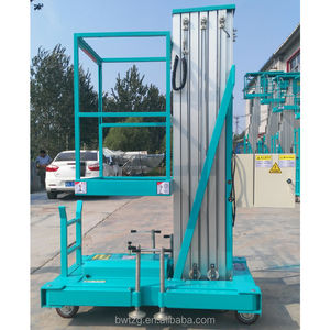 Usine en gros <span class=keywords><strong>Portable</strong></span> haute altitude habitée plate-forme de levage électrique route alliage mât unique ascenseur <span class=keywords><strong>Vertical</strong></span> - Product Image 2