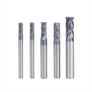 Hrc55 cacbua cuối nhà máy 4 sáo CNC công cụ Đế Quốc bán kính khó khăn hơn 1-20mm phay cắt tin lớp phủ ODM OEM tùy chỉnh hỗ trợ - Product Image 1