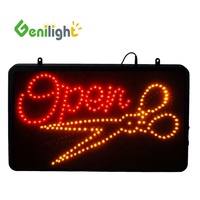Genilight Open Indoor Multi-color Superbright 5mm LEDs Custom Animation Sign Telephone Advertising Decoration Shops Bars