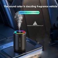 Diffuseur d'aromathérapie intelligent pour voiture avec lumière musicale RVB et lumière ciel étoilé, parfum pour voiture, diffuseur d'aromathérapie