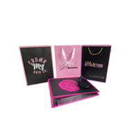 Bolsa de papel negra personalizada de alta calidad de lujo ecológica MUYANG plegable para regalo de boda