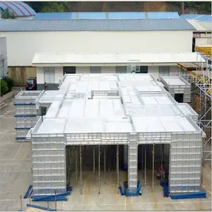 Beton formu 200mm 6061 T6 malzeme duvar paneli alüminyum kalıp şablonu bina için