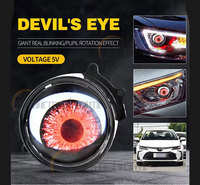 Nouvelle conception à la mode 3.0 pouces téléphone APP contrôle projecteur lentille plusieurs modèles dynamiques yeux du diable