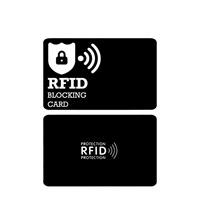 Carte anti-RFID en gros, carte anti-vol, carte anti-NFC, bloqueur de signal pour la protection des cartes de crédit