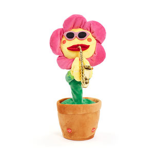 <span class=keywords><strong>Cactus</strong></span> de baile que canta en inglés, juguetes de peluche, grabación de girasol eléctrico, muñeco de <span class=keywords><strong>flores</strong></span> de peluche, batido eléctrico, juguetes de peluche electrónicos - Product Image 5