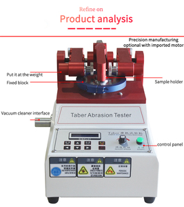 Liyi ASTM d4060 taber mài mòn Máy kiểm tra lớp phủ taber mài mòn kháng Tester - Product Image 5