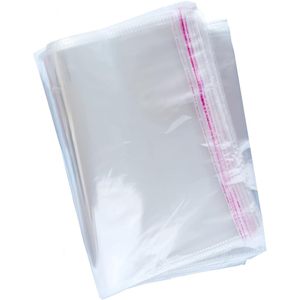 ถุงพลาสติกใสแบบปิดผนึกได้ ขนาด 15x20 นิ้ว ทำจากพลาสติก OPP สำหรับเสื้อผ้า งานปาร์ตี้ งานแต่งงาน และของขวัญ - Product Image 1