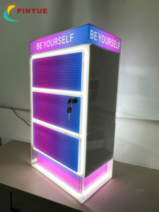 Exhibidor de Acrílico Personalizado con Luz LED, Vitrina para Tienda de Tabaco, Exhibidor de Cigarrillos con Cerradura, Gabinete de Acrílico - Product Image 4