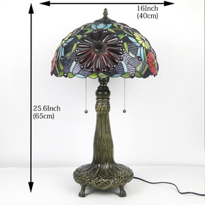 Lámpara de Escritorio LongHuiJing de Alta Calidad, Personalizada, con Pantalla de Vidrio Europeo de 16 Pulgadas, LED, Alimentación CA, E26, Flexible y Ecológica - Product Image 4