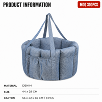 Sac de transport portable pour animaux de compagnie (chats et chiens) pour les voyages en plein air - Vente en gros