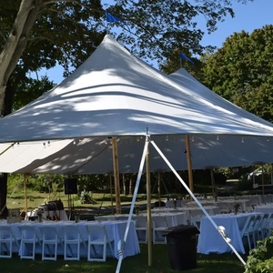 Wedding Party Gazebo Tent For Events Pvc Walls Tentes Pour Événements Single Layer Aluminum Alloy Frame Polyester Fabric Outdoor - Product Image 2