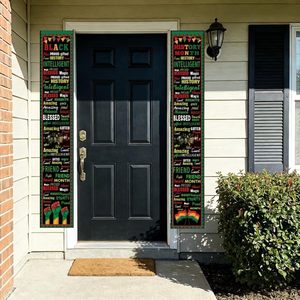 Decoraciones de Juneteenth, Pancartas Colgantes de la <span class=keywords><strong>Historia</strong></span> Negra, Letrero para Porche del Día de la Independencia <span class=keywords><strong>Afroamericana</strong></span>, Personalizable - Product Image 3