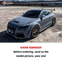 Pour Audi TT MK2 MK3 - Capot en fibre de carbone style LY - Design sportif - Couvercle de moteur léger - Amélioration des performances - Qualité supérieure