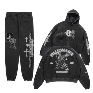 Ensemble de survêtement pour homme, design personnalisé, vêtements de sport tendance, tissu en coton de qualité supérieure, manches longues, vêtements d'extérieur pour l'hiver, survêtements imprimés - Product Image 5