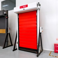 Thermisch geïsoleerde roldeur voor fruitopslagmagazijnen en faciliteiten voor de verwerking van verse producten