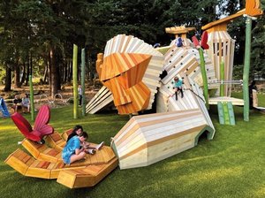 Высококачественное деревянное оборудование для развлечений на открытом воздухе для тематических парков, оптовая продажа от производителя - Product Image 5