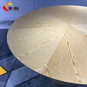 طاولات طعام دائرية عصرية، طاولة غرفة الطعام، أثاث منزلي، طقم طاولة طعام دائرية لستة أشخاص، طاولة طعام دائرية فاخرة - Product Image 4