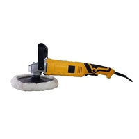 Polisseuse de véhicule 1050W 180mm avec tampon de polissage et de cirage à vitesse variable 7 vitesses pour peinture