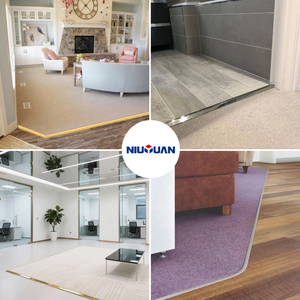 Niuyuan OEM nhà máy hiệu suất tuyệt vời Ngưỡng Cửa thảm để gạch chuyển tiếp dải - Product Image 3