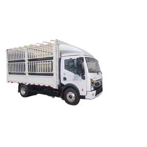 รถบรรทุกขนาดเล็ก Dongfeng 4x2เครื่องยนต์ดีเซลรถบรรทุกขนาดเล็กกล่องรั้วขนส่ง<span class=keywords><strong>5</strong></span>ตันหมูผักแกะ - Product Image 1