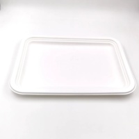 Plateau de cuisson jetable et compostable en fibre de bagasse de canne à sucre 14x10 pouces pour four