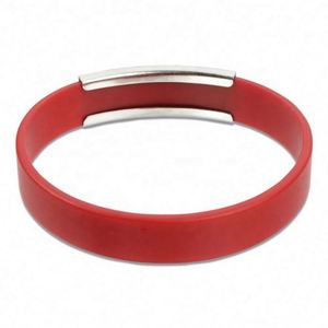 Bracelet en silicone personnalisé imprimé de haute qualité et respectueux de l'environnement pour la main - Product Image 5