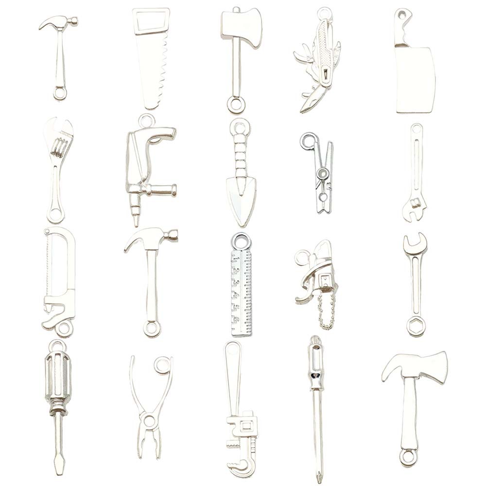 Série mixte de 20 outils en argent brillant - 23 g - SN903