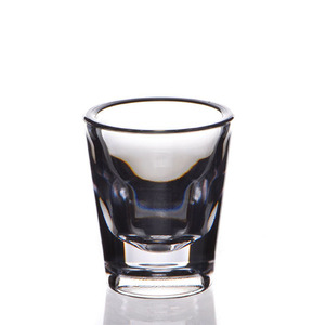 1oz Customizable LOGO Family Party Bar 30ml Clear AS Plastic Shot Glass One bite plastic cup