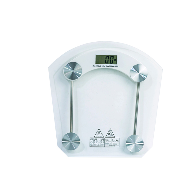 Body Weight Measuring Instrument 6mm Glass Health Medical Scale Digital Bathroom Scale OEM 180kg Capacity 100g Accuracy