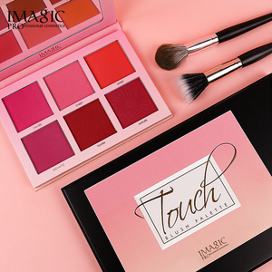 <span class=keywords><strong>Palette</strong></span> de fards à joues IMAGIC, haute pigmentation, 6 couleurs, vente en gros, prix bas, fournisseur de cosmétiques, livraison directe pour la revente - Product Image 3