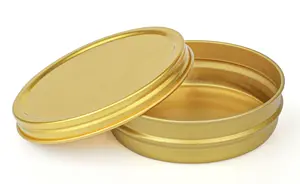 Caixa de lata para caviar de alimentos finos de luxo, 5g10g20g30g50g100g125g200g250g500g, de alta qualidade, para fazendas, restaurantes, distribuidores e importadores
