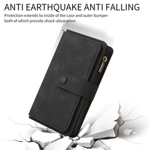 Ví điện thoại da cao cấp 15 ngăn đựng thẻ dành cho Samsung <span class=keywords><strong>Galaxy</strong></span> S24 Ultra S23 S22 S21 FE S20 S10 Plus - Product Image 3