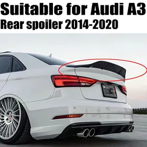 Alerón Trasero para Audi A3 Sedan S3 8V 2014 2015 2016 2017 2018 2019 2020, Alerón de Techo Trasero, Divisor de Alerón - Product Image 1