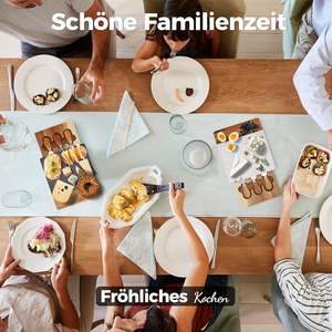 Tabla de Quesos y Charcuterí<span class=keywords><strong>a</strong></span> de Madera de Acacia y Mármol, Elegante Bandeja de Madera con Juego de Cuchillos para Regalo de Inauguración o Festivo - Product Image 6