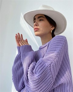 <span class=keywords><strong>Pull</strong></span> en tricot à manches longues pour femme, vêtements respirant, doux, à la mode, pour <span class=keywords><strong>yong</strong></span> fille, nouvelle collection - Product Image 4