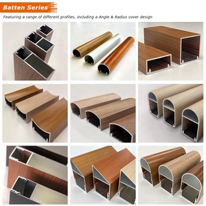 Barre en aluminium métallique blanche thermolaquée moderne <span class=keywords><strong>40x40</strong></span> pour clôture verticale - Product Image 4