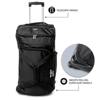 OEM Duffel Sac de Voyage pour Hommes Basketball Football Skateboard Baseball Tennis Pickleball Football Club Equipment With Wheel Trolley