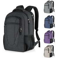 Sac à dos pour ordinateur portable pour homme OEM ODM, résistant à l'eau, pour le travail et les voyages, avec port de charge USB, grande capacité