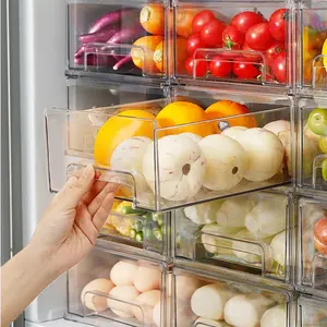 Refrigerator organizer storage box cuisine kitchen egg Fruit Vegetable Keeper