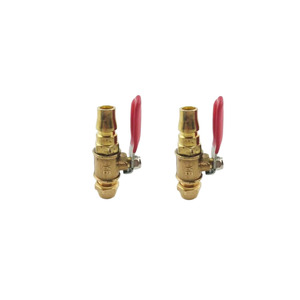 Vanne à boisseau sphérique en laiton sur mesure à poignée <span class=keywords><strong>rouge</strong></span>, raccordement rapide - Vanne à boisseau sphérique à actionneur pneumatique PU8x5.5 PM20 - Prix - Product Image 6