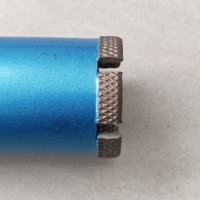 Foret diamanté monobloc en acier premium pour perçage humide de béton, pierre dure et granit (scie cloche)