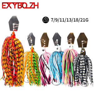 Señuelo giratorio Exybozh 7g 9g 11g 13g 18g 21g con anzuelo de cabeza de plomo para pesca de lubina, cebo de fondo - Product Image 1