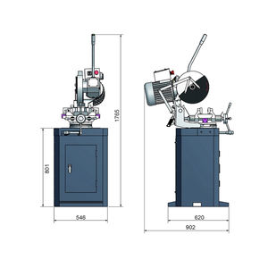 Sierra de metal circular manual LTF Optimum CS 315, ancho de corte de 85mm - Product Image 2