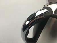 Bouilloire électrique sans fil BM Haden 1,8 L en acier inoxydable avec protection contre l'ébullition à sec, base rotative à 360°, maintien au chaud, usage domestique