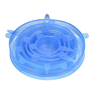 Tapas de Silicona Reutilizables para Almacenamiento de Alimentos, Paquete de 6, Varios Tamaños - Product Image 4