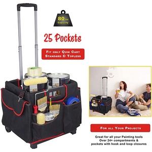 Xe Kéo Tiện Ích Cán Đa Năng 2021 | Hộp Nhựa | Túi Đựng Sữa | Túi Sắp Xếp Hồ Sơ Đựng Dụng Cụ Trong Lớp Học Giáo Viên - Product Image 2